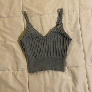 Becool Gray Ribbed Camisole